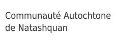 Communauté autochtone de Natashquan